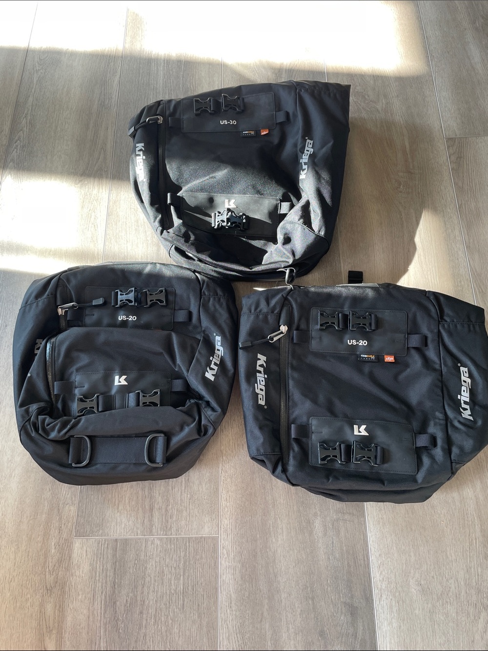 Kriega US-Two 20 Drypack's, One 30 liter